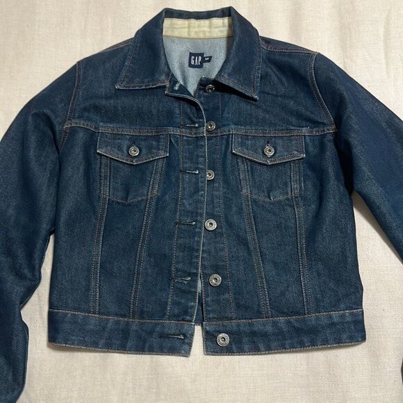 Vintage GAP Indigo Blue Denim Jacket - Size Small - Picture 4 of 8